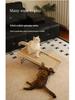 L-Shaped Solid Wood Sisal Cat Scratching Post - Durable, No Debris, Anti-Scratch Sofa Protector & Toy