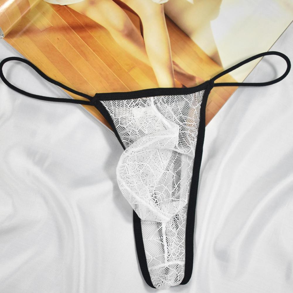 Men's Thongs G String Sexy Gay Sissy Underwear Briefs Man Jockstrap T Back Underpants Penis Pouch Breathable Panties