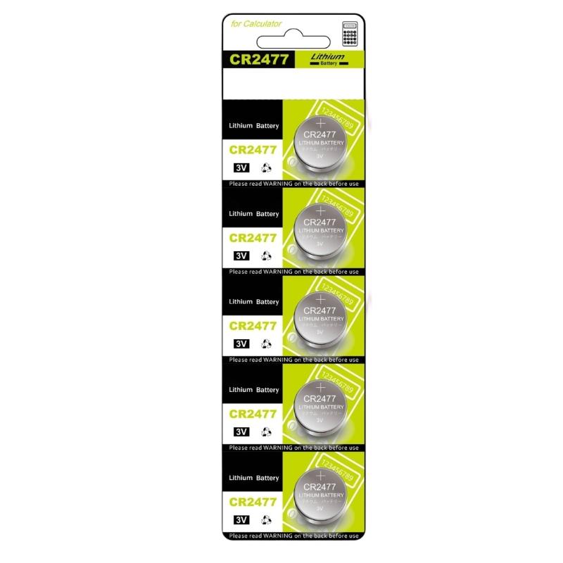 10/5Pcs CR2477 Button Cell Batteries High Performances 3V Power for Electronics Toys and Remote Controls Watches
