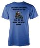 Free Personalisation Dont Stop Riding When Old Biker Cotton TShirt Adult Kids