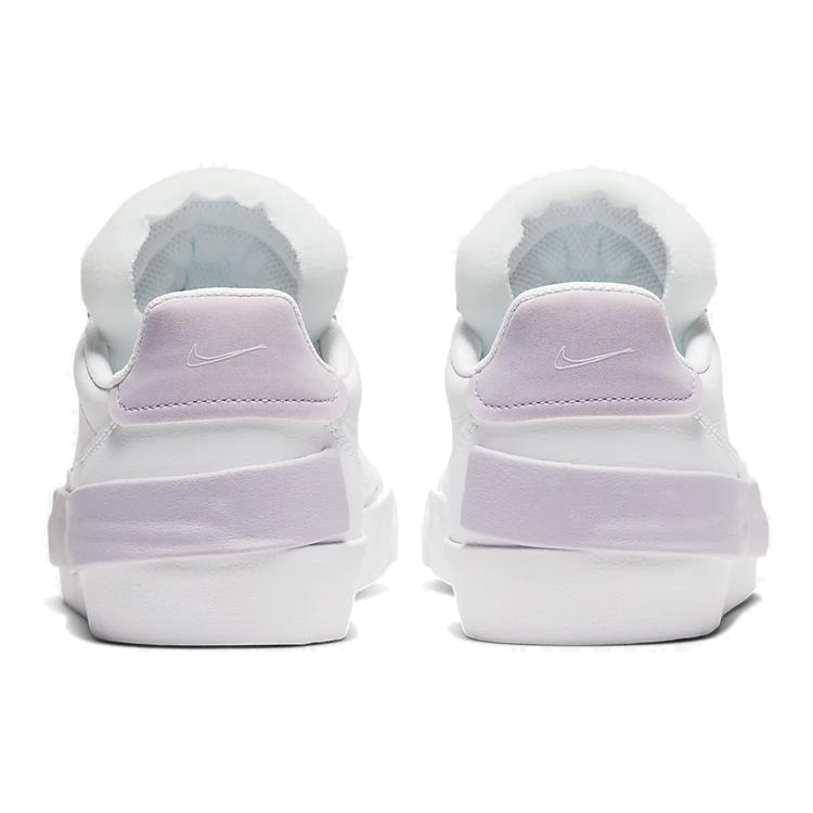 Nike Drop Type PRM Leather Comfortable Low top Kids' Skateboarding Shoes Ice Light Purple Teenagers CQ4383-103