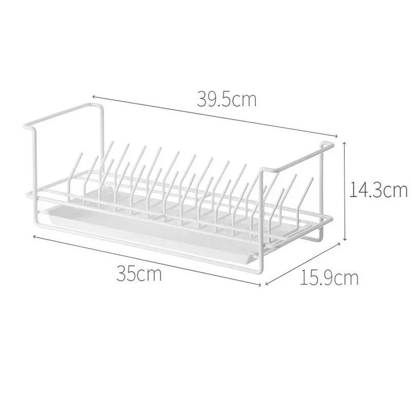 Estante de Almacenamiento para Utensilios de Cocina Pequeños Acero Inoxidable Escurridor de Platos Estante de Almacenamiento Fregadero Doméstico Escurridor de Platos Organizador Suministros