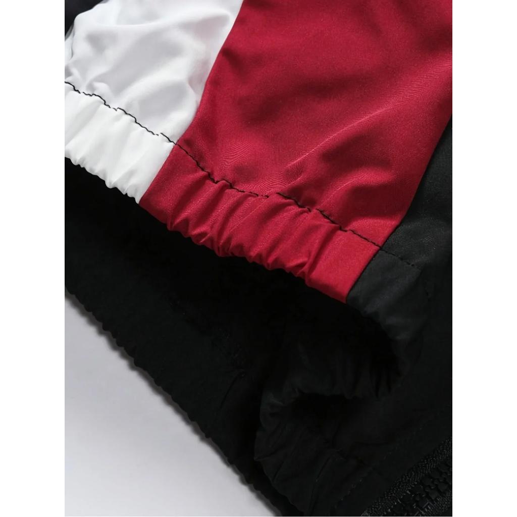Men's Color-blocked Jacket, Lightweight, Casual, Travel, Windproof and Wear-resistant, High-quality Fabric, Boyfriend Gift