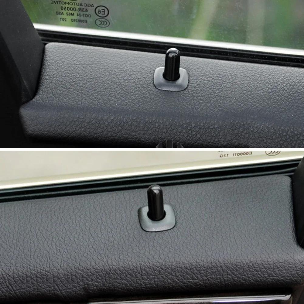 4Pcs Perfect Fit Car Rear Door Lock Pin Knob Caps Interior Accessories For BMW 5 Series F10 F18 E39 E53 520 525 528 530 X3 4 5