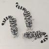 Jointed 3D Printed White Tiger Toy - Easter Animal Decoration & Center Console Ornament