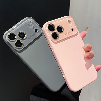 Originale Flüssigsilikon-Handyhülle Für iPhone 17 16 15 14 13 Pro Max 17Pro 16Pro Glas-Kamera-Schutz Stoßfeste Rückseite