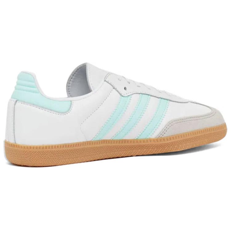 adidas Samba OG J White Semi Flash Aqua Kids Sneakers Cloud-White Gum JP5481