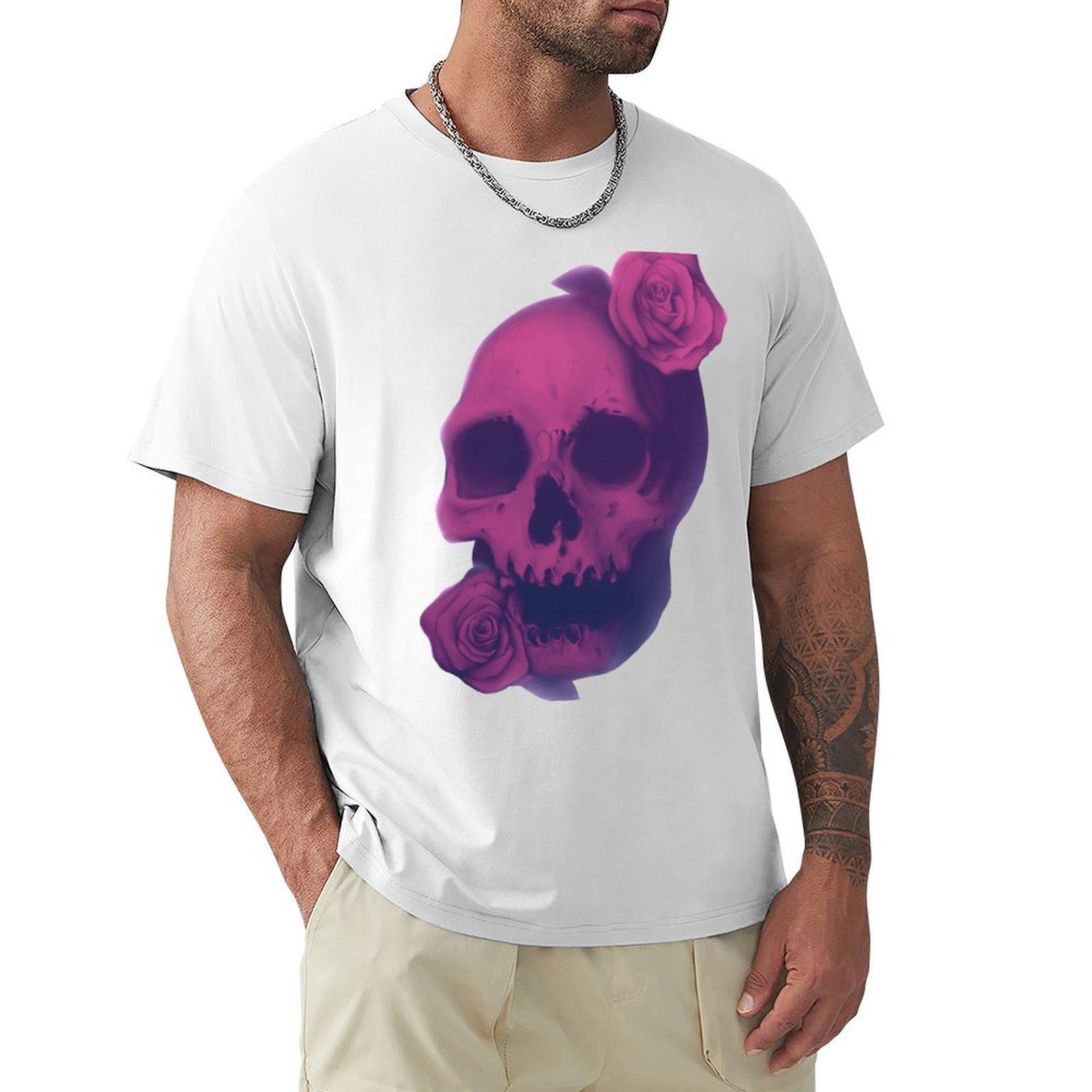 Skullsroses Tshirt Soft Lightweight Cotton Tshirt S