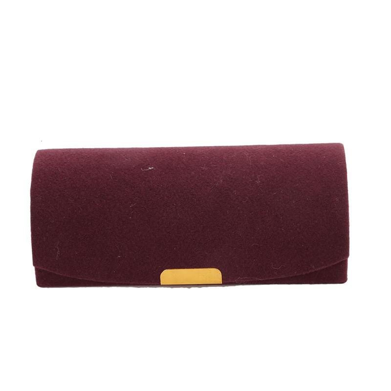 

Однотонная портативная шкатулка для хранения ювелирных изделий, новая изысканная дорожная сумка для ювелирных изделий с замшевой поверхностью, органайзер для ювелирных изделий малиновый