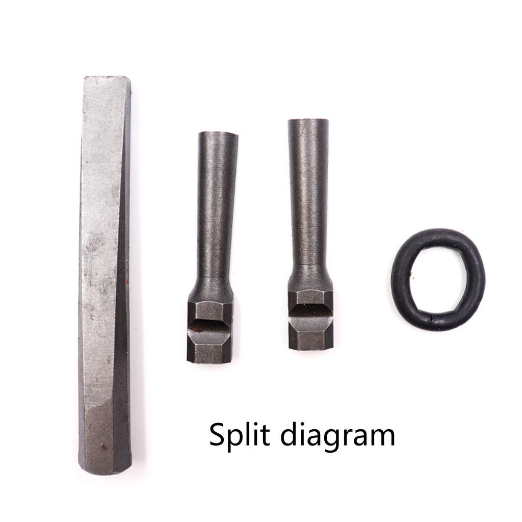 5Pcs Wedge and Feather Shims Heavy Duty Stone Splitting Tool for Concrete Rock Stone Splitter Marble Granite Hand Tools