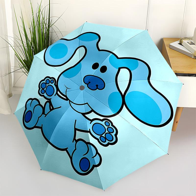 

Blue s Clues,Puppy Dog Pals Automatic Folding Umbrella Compact 8 rib Design,Unique Style,Suitable for Everyday Outdoor Use,Perfect Gif
