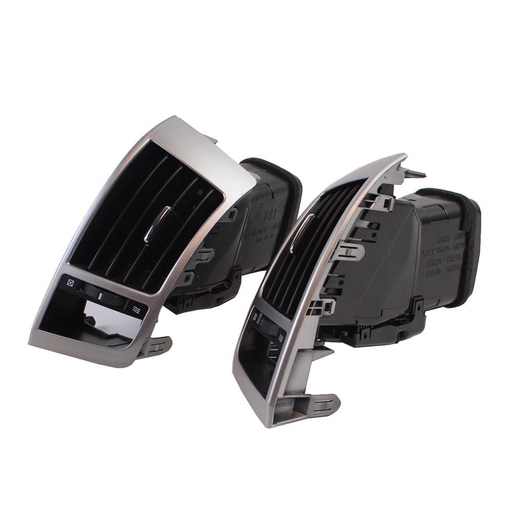 Center Dash AC Outlet Air Vent Panel, Console Air Vent Outlet Grille Air Conditioning Vent for Toyota Land Cruiser LC200 2008-15