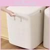 Clothes Storage Bag With Cotton Linen Material For Bedroom Organization And Seasonal Moving