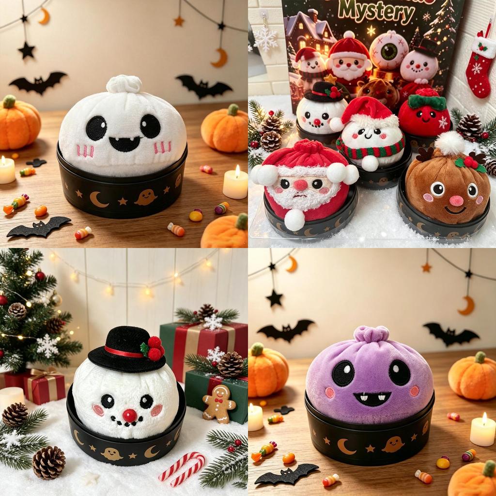 Plush Pumpkin And Christmas Tree Relief Toys With Soft Pp Cotton For Kids And Adults