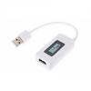 Tester Voltmetro USB Tipo Puntatore Colore Bianco Ingresso 1V Uscita 14.4V 0.3V