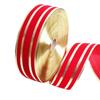Luxurious 10 Meter Red Velvet Christmas Decorative Ribbon For Festive Celebrations