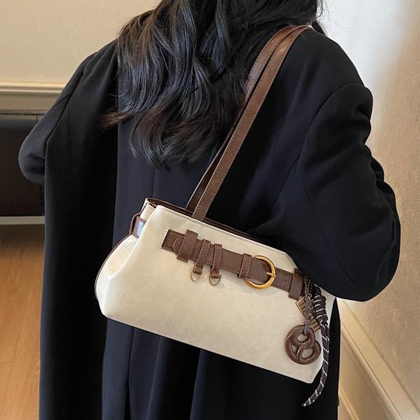 Koreanisches Nischen-Design 2025 neue Mode einfache lässige Umhängetasche große Kapazität hochwertige Handtasche für Pendler