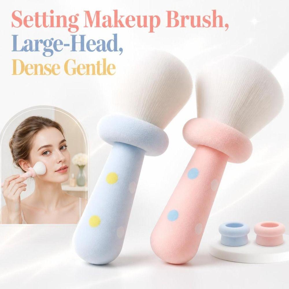 Large‑Head Powder Makeup Brush Reusable Blush Cosmetic Brush Loose Powder Brush  Setting Makeup