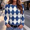 Women's Slim Fit Long Sleeve Round Neck T-Shirt Casual Basic Top for Everyday Wear