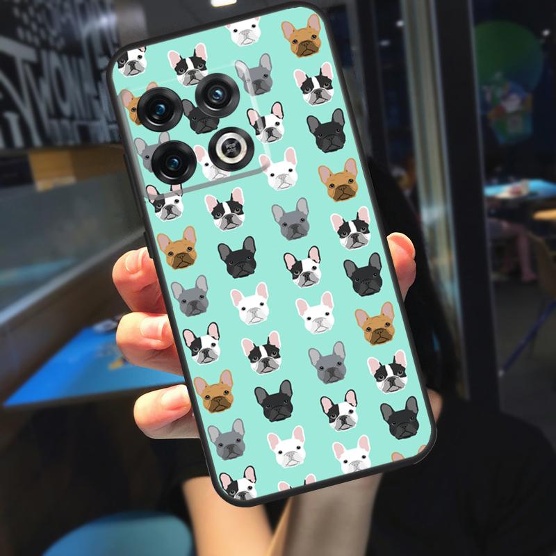 Funny Boston Terrier Dog Funda For OnePlus 13 12 R 11 9 10 Pro 8T 9RT 10T OnePlus Nord 4 CE 2 3 Lite N30 N20 Case
