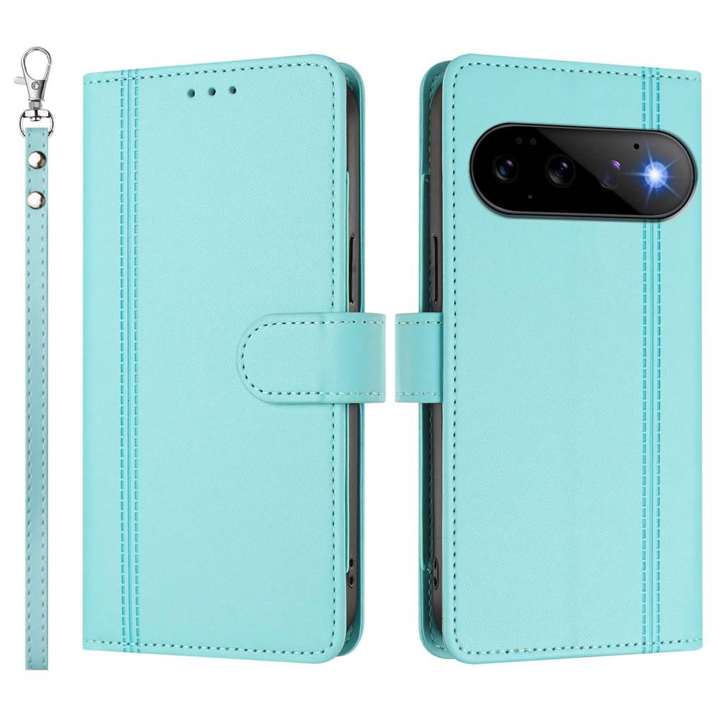 Wallet Case for Google Pixel 11 10 9 Pro XL 8 7 6 Pro 5 XL 4A 5G Card Holder Leather Flip Cover Magnetic Clasp Kickstand Case