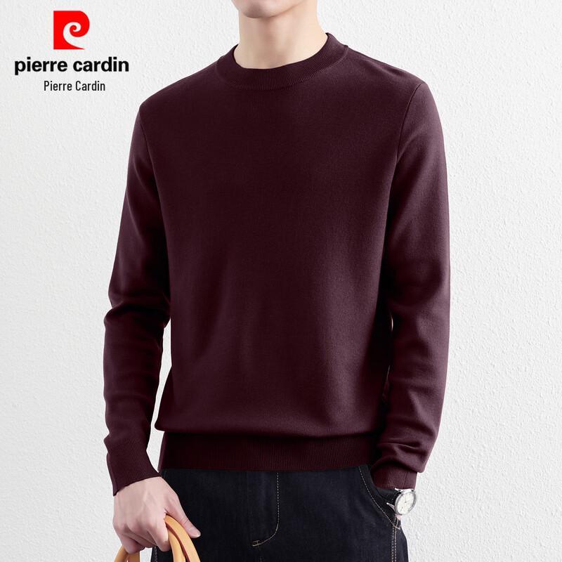 Pierre Cardin Men's Thickened Crew Neck Knit Sweater