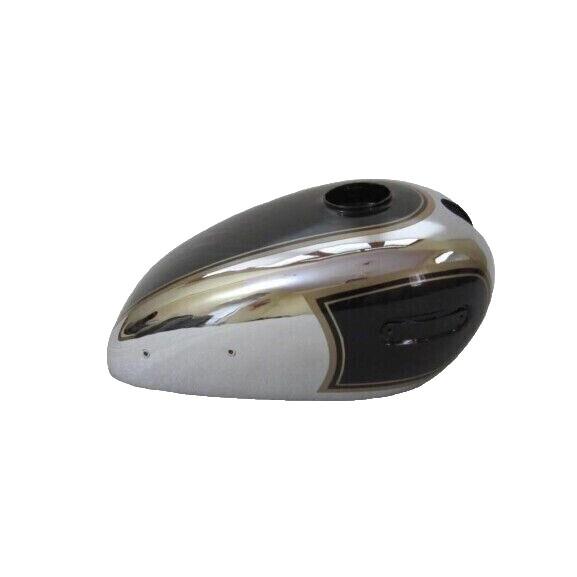 ARIEL 350CC BLACK PAINTED CHROME PETROL FUEL GAS TANK STEEL |Fit For