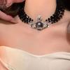 2025 High-End Gothic Punk Necklace: Y2K Dark Style Clavicle Chain for Women