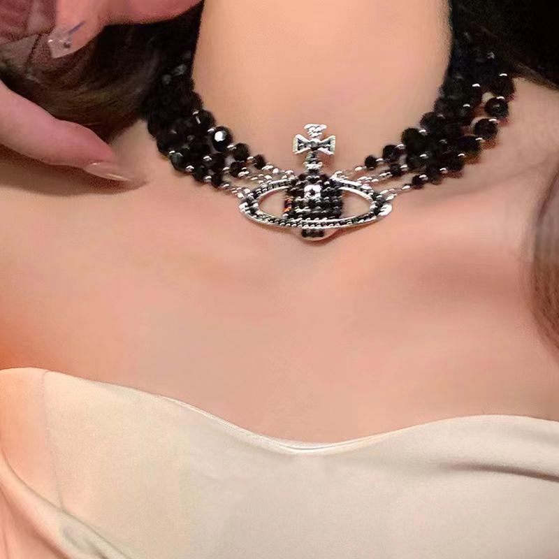 2025 High-End Gothic Punk Necklace: Y2K Dark Style Clavicle Chain for Women