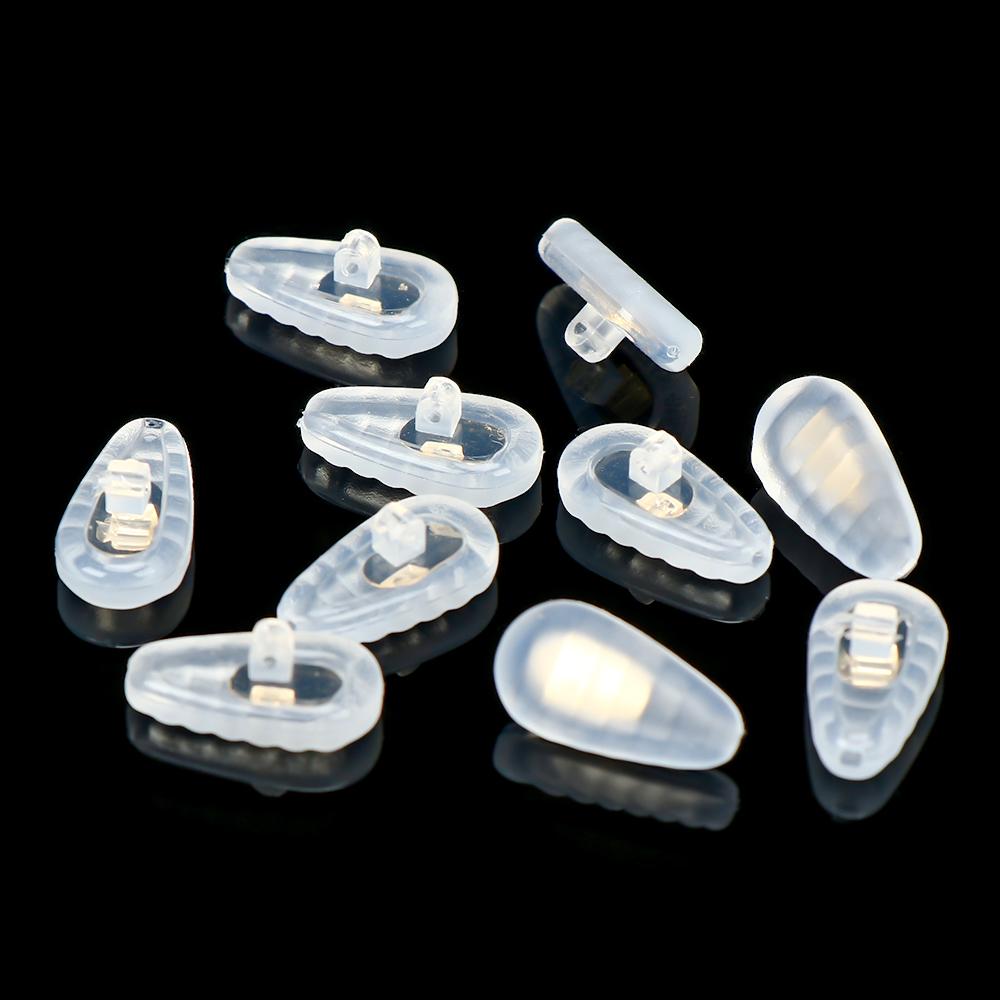 Push-In Silicone Anti-Slip Eyewear Accessories Eye Care Tools Silicone Nose Pads Glasses NosePads