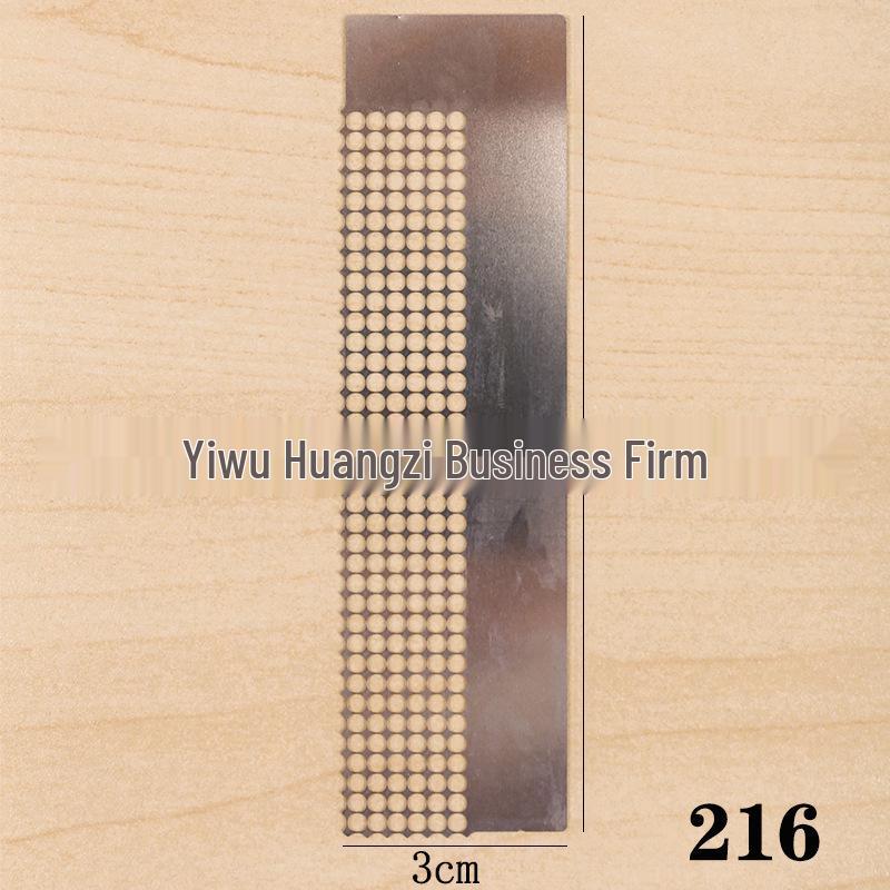 Stainless Steel Anti-Stick Diamond Painting Grid & Dotting Ruler Tool