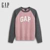 GAP Women's Towel Embroidery Logo Loose Raglan Sweater