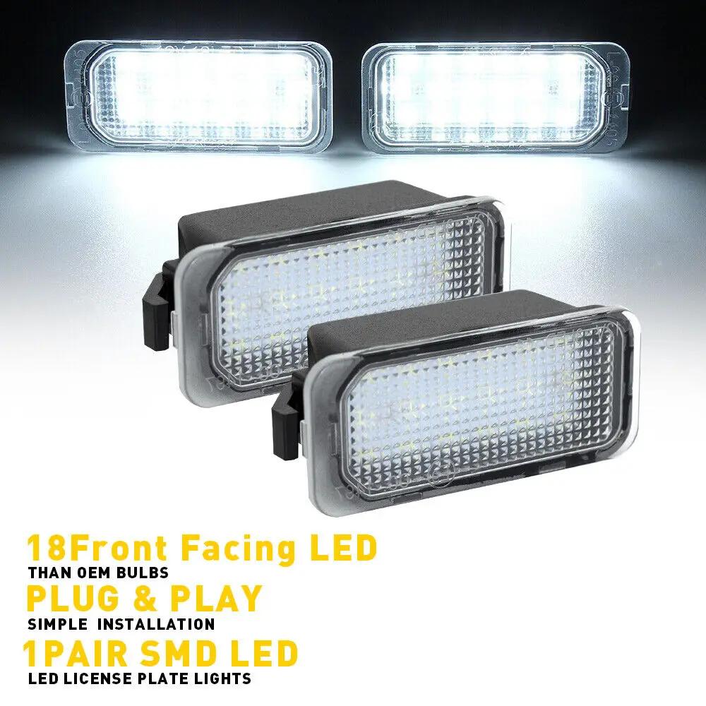 2PCS LED Number License Plate Light for Ford FOCUS MK II FIESTA MK VII MONDEO MK IV KUGA S-MAX 2008 2009 2010 2011 2012-