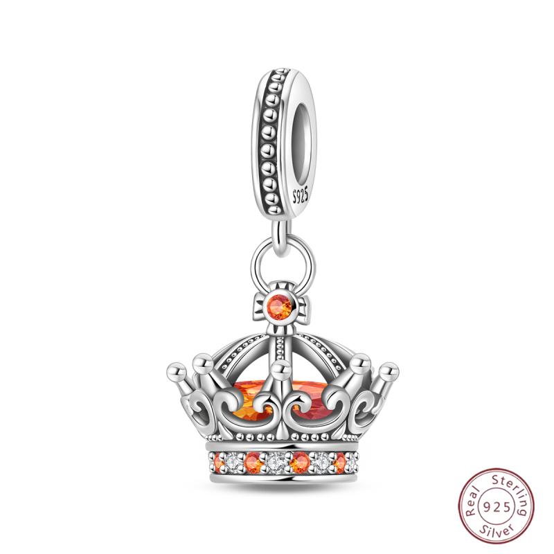 New Copper Charm Bead Mother'S Day Love Heart Family Charm Bead Pendant Fits Bracelet Womens Jewelry Gift