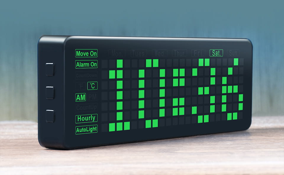 Clock for Raspberry Pi Pico RTC LED Displays
