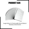 15 Stück Auto Schalldämmmatte Dämpfer Schaumstoff 25cm x 40cm Hitzeschutz Schalldämmung