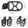 NICECNC Dirt Bike Billet Wide Foot Pegs Compatible with Suzuki RMZ250 2010-2018 RMZ450 2008-2018 RMX450Z 2010-2017,Aluminum CNC-machined