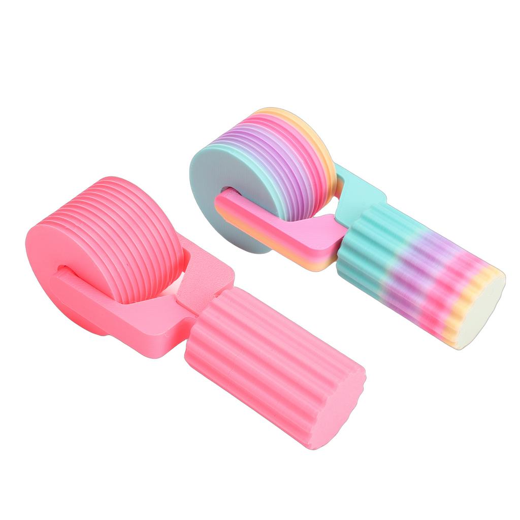 2pcs Rhinestone Art Roller Comfortable Grip PLA Handle Rhinestone Embroidery Hand Roller Tool for DIY Crafting