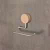 Solid Wood Toilet Paper Roll Holder Bathroom  Roll Paper Storage Rack Bathroom Accessories Self Provided Adhesive Is Required