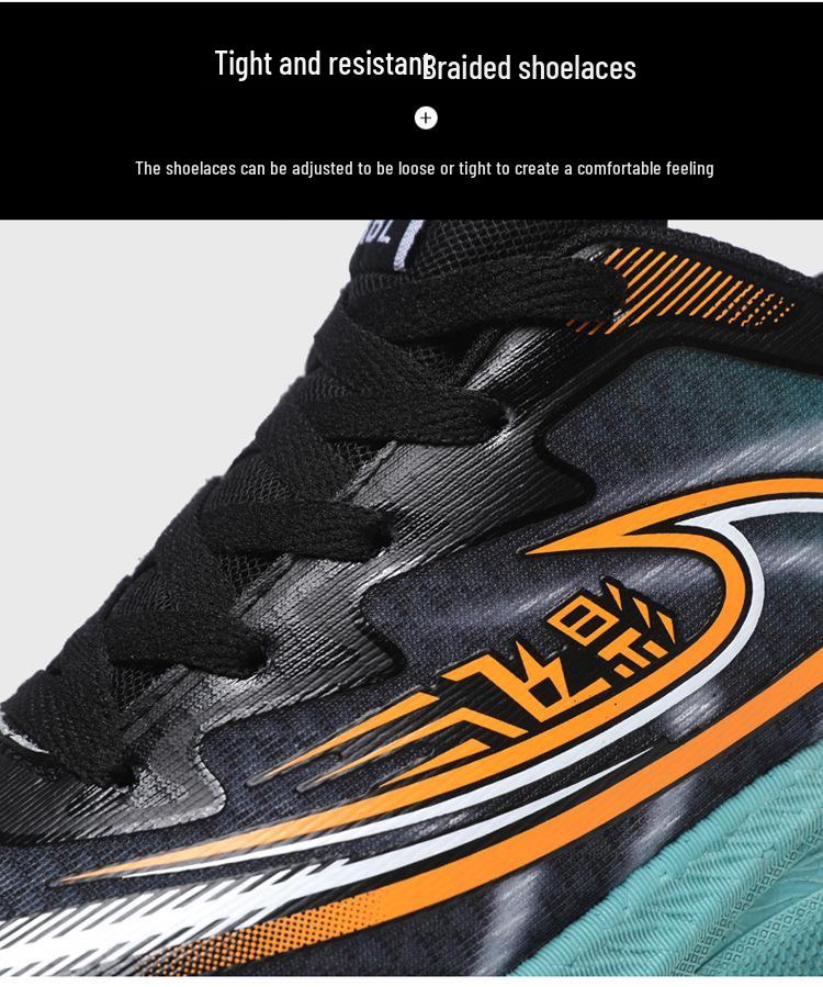 Carbon Fiber Sneakers: Stylish, Breathable, Non-Slip Running Shoes for Men & Women, Trendy Color Block, Wear-Resistant.