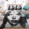 Sängerin L-Lady Gaga Mayhem Bettwäsche-Set Home Style Bettwäsche Weiche Waschbaumwolle Bett Studentenwohnheim Geschenk Heimtextilien741