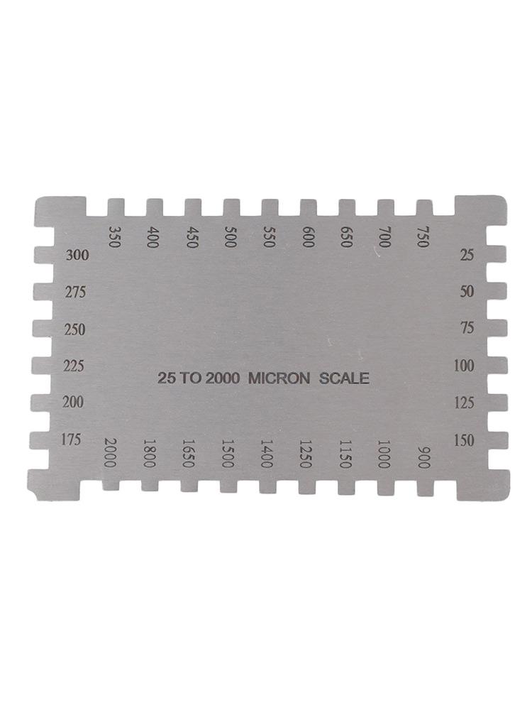 Hexagonal Paint Tool Stainless Steel Gauge Wet Film Comb