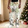 Men's Casual Pants with Christmas Print, Loose Fit Comfortable Street