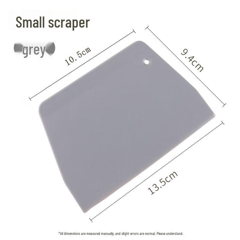 ManSou Trapezoidal Plastic Dough Scraper Small