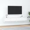 TV Cabinets 2 pcs White 80 x 31 x 25.5 cm Engineered Wood