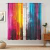 Graffiti Art Printed Curtain for Home Decor - Rod Pocket Window Treatment for Bedroom, Kitchen, Living Roo
