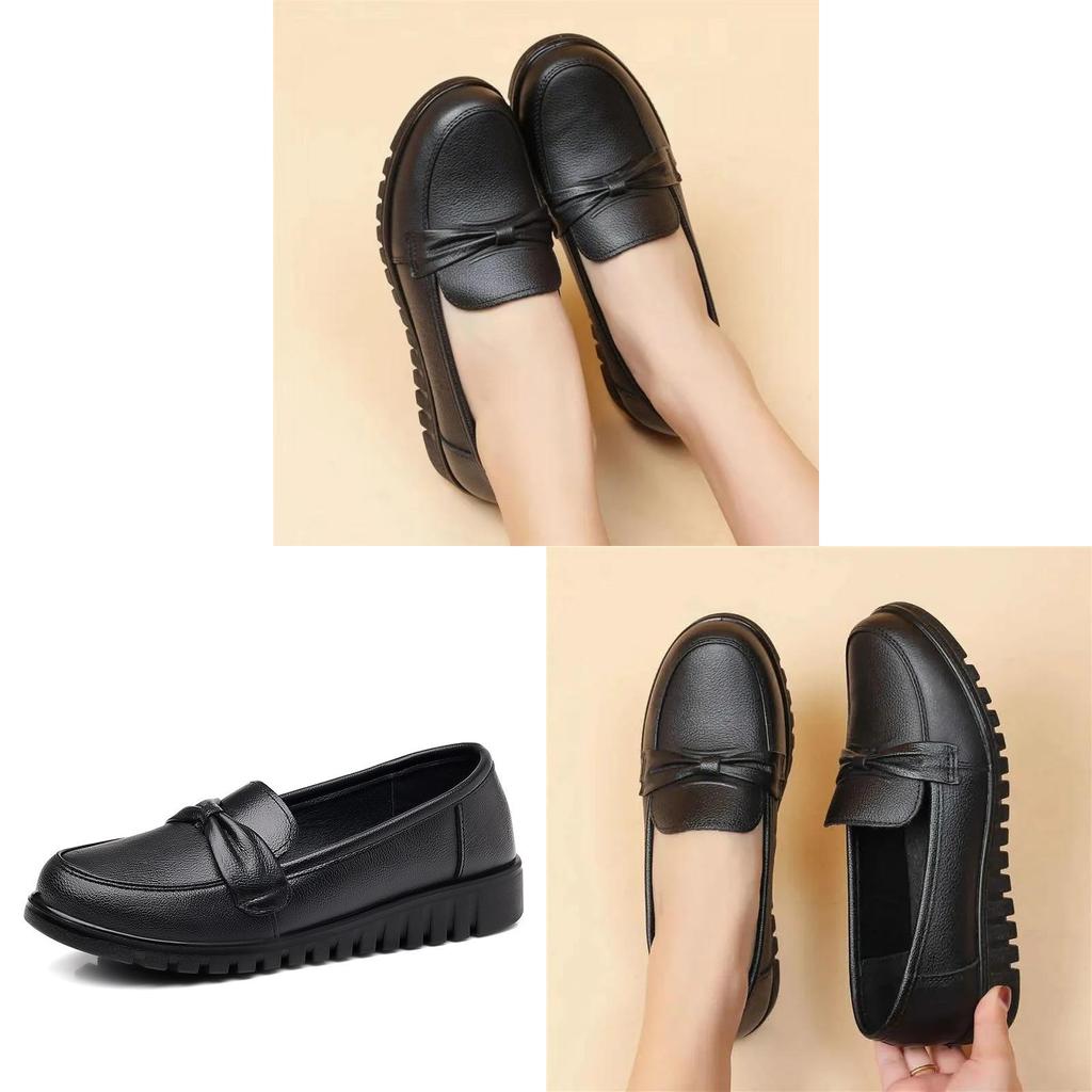 Spring Womens Shoes With Waterproof Synthetic Leather Casual Slipon For Daily Wear