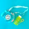 Electric Bubble Camera Toy for Includes Bubble Lights and Requires Batteries of Kids, Fluid, Strap, Up, (Set 2)