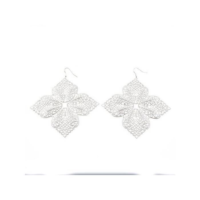 Boucles d'oreilles - Cristian Lay - 423420 - Argenté - Plaqué argent - Femme