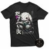 Dark Manga Bunny Reading Book Fantasy T-Shirt